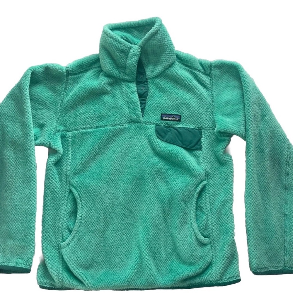 Patagonia Green Fleece Sweater Quarter-Zip